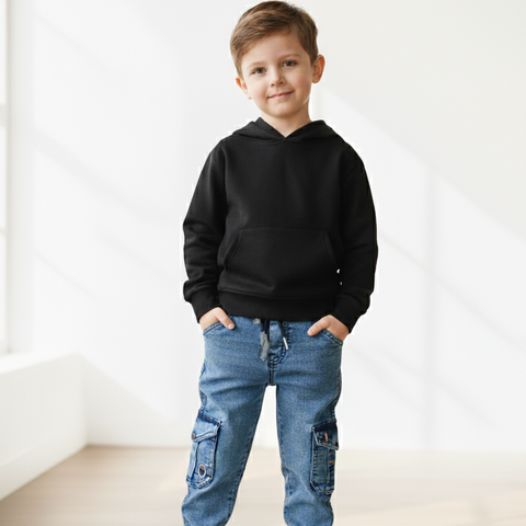 Premium Imported Kids Denim Pant – Soft & Stretchable (Blue)