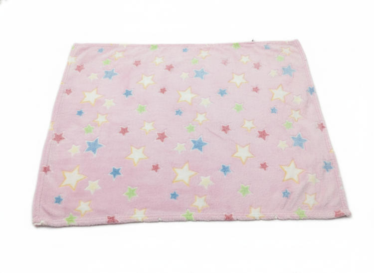 Starlight Snuggles Swaddle Blanket for Newborns, Cozy Dreamer Starry Night Plush Baby Blanket, Ultra-Soft Pink/yellow Star Fleece Nursery Blanket, Starlight Snuggles Swaddle Blanket for Newborns, Premium and imported quality
