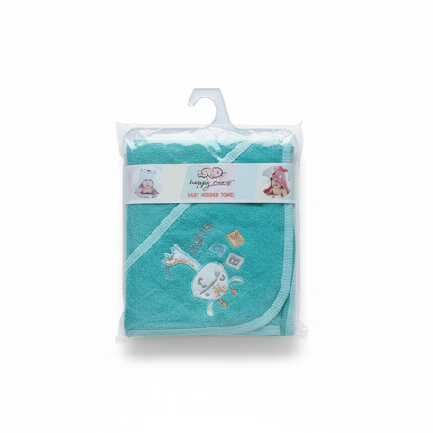 Embroidered Baby Hooded Towel Ultra-Soft Hooded, Baby Bath Towel with Embroidery, Premium Absorbent Baby Hooded Bath Wrap, Ultra-Soft Embroidered Baby Hooded Towel, Premium and imported quality