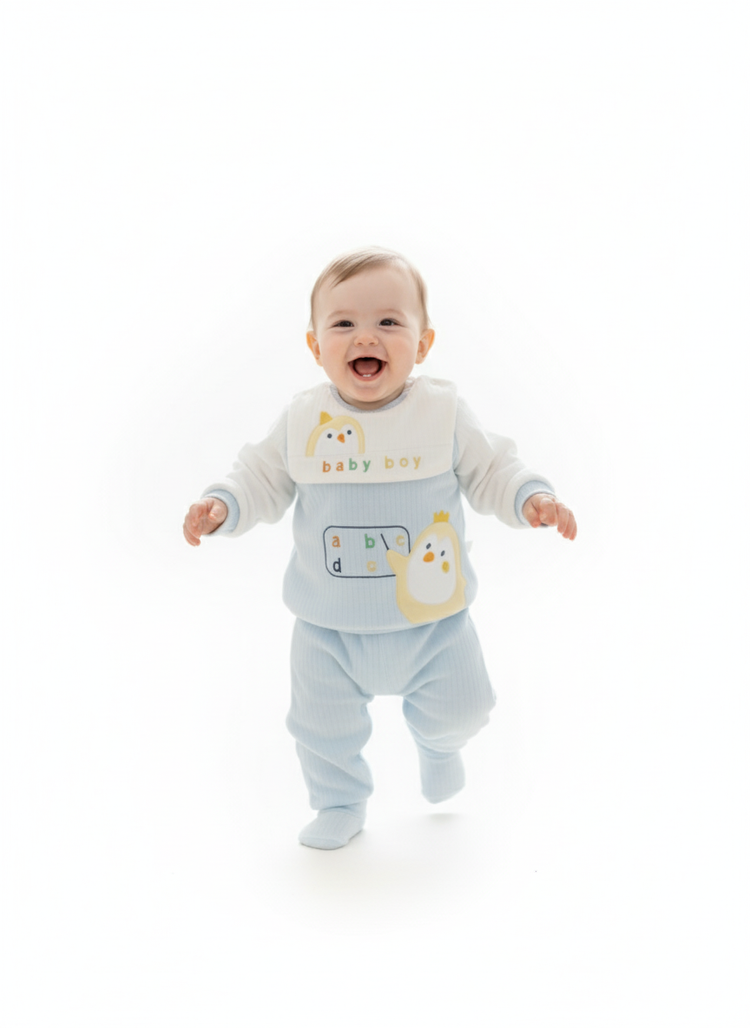 "Baby Boy" Quilted Comfort Set, Quilted Comfort Baby Outfit