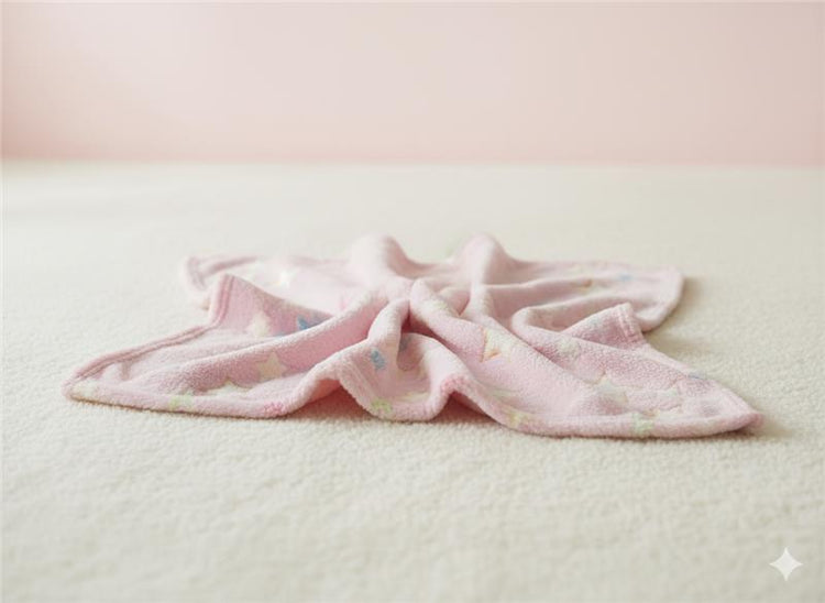 Starlight Snuggles Swaddle Blanket for Newborns, Cozy Dreamer Starry Night Plush Baby Blanket, Ultra-Soft Pink/yellow Star Fleece Nursery Blanket, Starlight Snuggles Swaddle Blanket for Newborns, Premium and imported quality