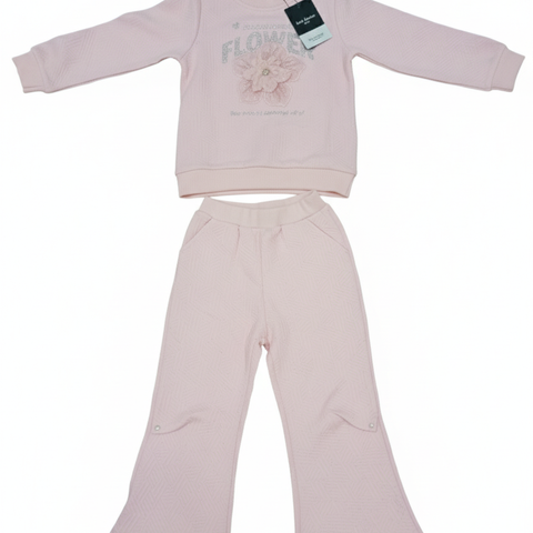 Pink Pearl Star Set, Cozy Ruffle Two-Piece, Sweetheart Pink Set