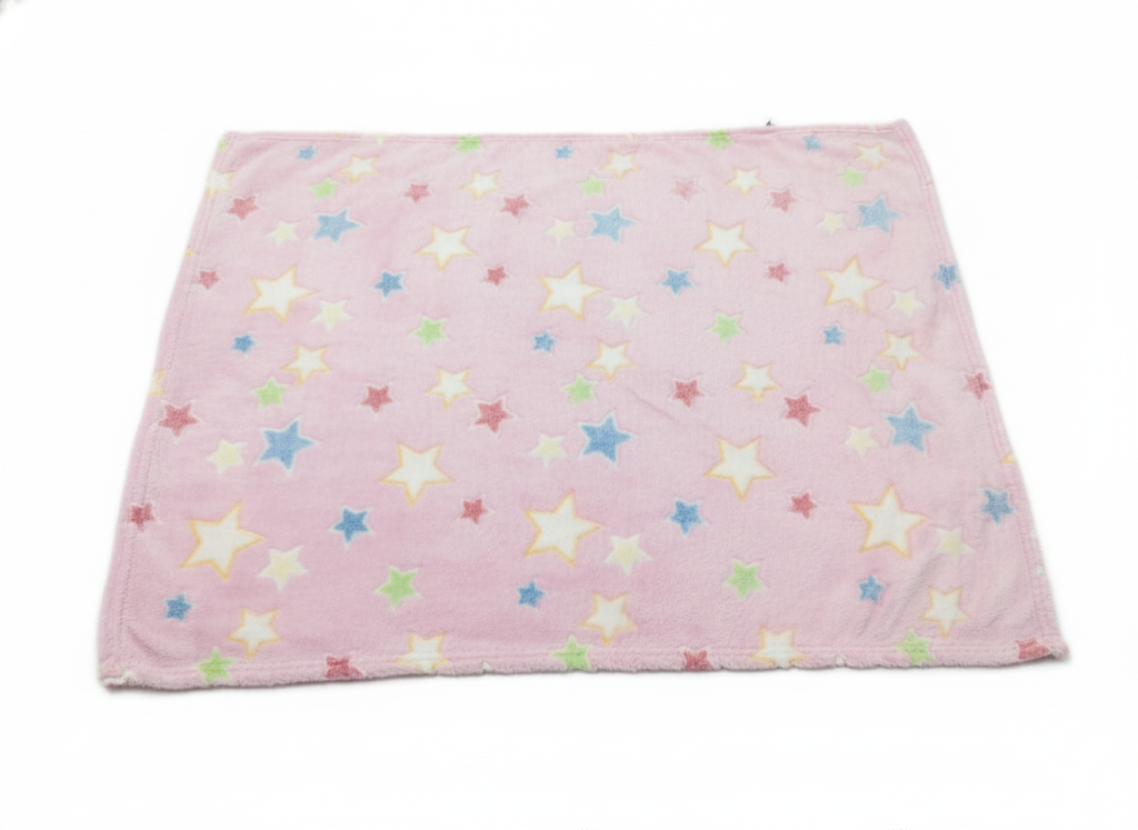 Starlight Snuggles Swaddle Blanket for Newborns, Cozy Dreamer Starry Night Plush Baby Blanket, Ultra-Soft Pink/yellow Star Fleece Nursery Blanket, Starlight Snuggles Swaddle Blanket for Newborns, Premium and imported quality