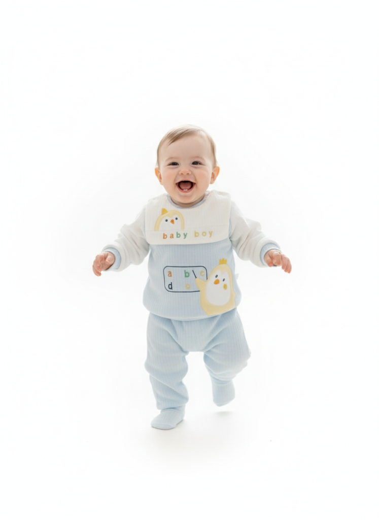 "Baby Boy" Quilted Comfort Set, Quilted Comfort Baby Outfit