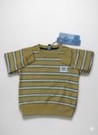 Premium Imported Baby Striped T-Shirt – Mustard Yellow
