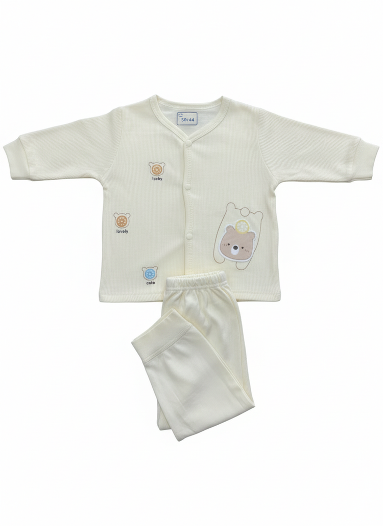 Soft Cotton Baby Suit — perfect for both boys and girls! Made from 100% breathable cotton,
