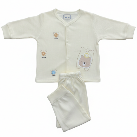 Soft Cotton Baby Suit — perfect for both boys and girls! Made from 100% breathable cotton,