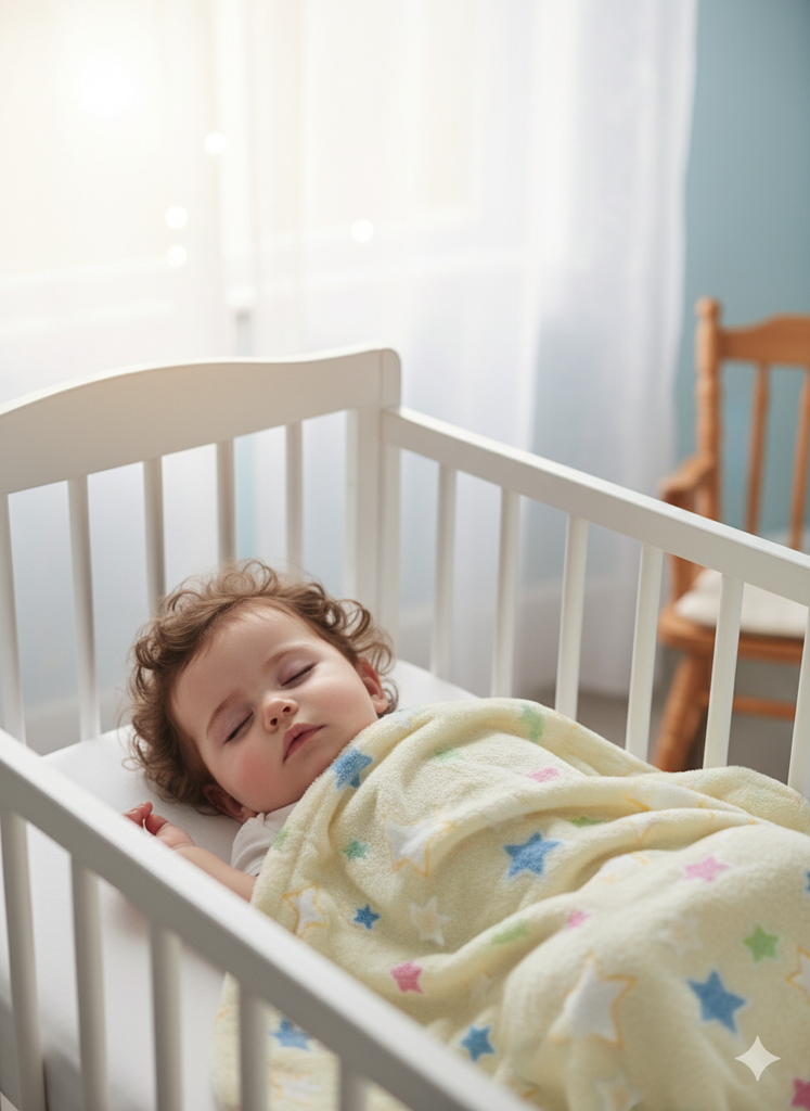 Starlight Snuggles Swaddle Blanket for Newborns, Cozy Dreamer Starry Night Plush Baby Blanket, Ultra-Soft Pink/yellow Star Fleece Nursery Blanket, Starlight Snuggles Swaddle Blanket for Newborns, Premium and imported quality