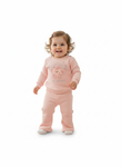 Pink Pearl Star Set, Cozy Ruffle Two-Piece, Sweetheart Pink Set