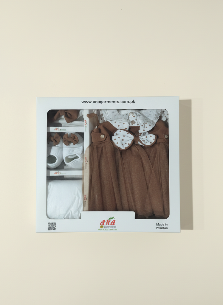 Elegant & Boutique-Style:  The Sunshine Welcome Box: 4-Piece Baby Girl Gift Set  The Buttercup Bow Complete Outfit Box  Little Princess Luxury Welcome Set